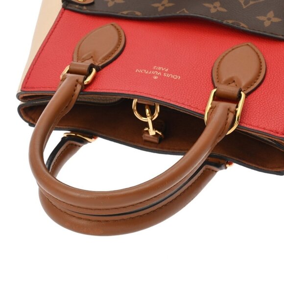 LOUIS VUITTON Monogram Fold Tote PM 2WAY Cerise/Crème/Noir - Picture 3 of 10